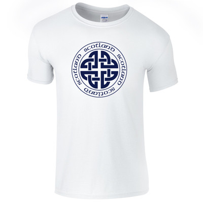 Scotland (Na) Circle Celtic Knot Kids T Shirt