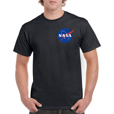 NASA Meatball Logo T Shirt Black