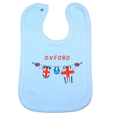 Oxford 'Union Jack Washing Line' Baby Bib