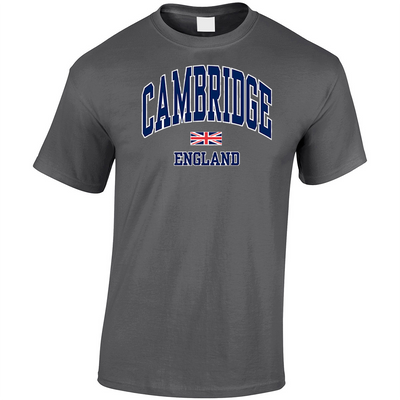 Cambridge England Harvard Print Adult's T-Shirt