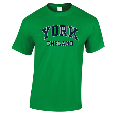 York England Harvard Print T-shirt