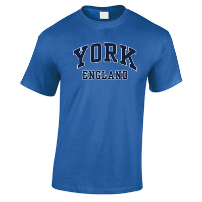 York England Harvard Print T-shirt