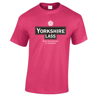 Yorkshire LASS born and brewed t-shirt