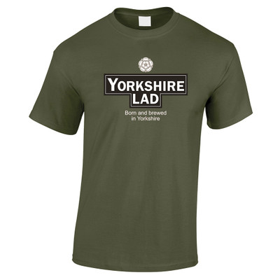 Yorkshire LAD born and brewed t-shirt