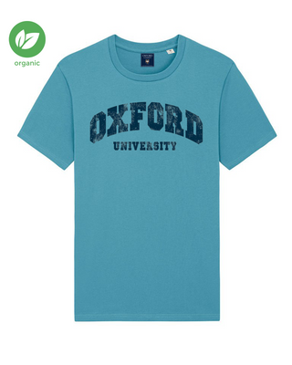 Organic Oxford University 'Harvard' dark print t-shirt