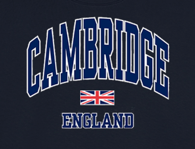Cambridge England Harvard PRINT DESIGN
