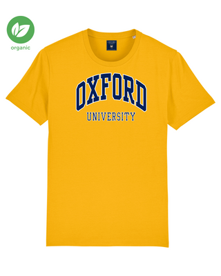 Organic Oxford University Havard Print Adult T-shirt