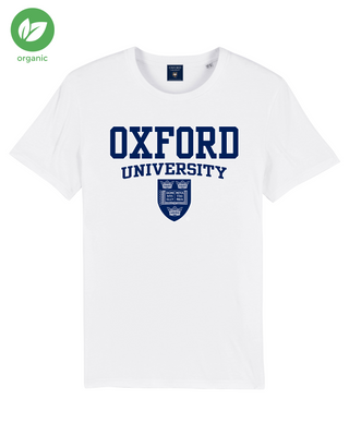 Organic Oxford University Havard with Crest Adult T-shirt