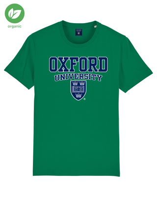 Organic Oxford University Havard with Crest Adult T-shirt