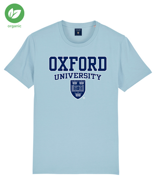 Organic Oxford University Havard with Crest Adult T-shirt