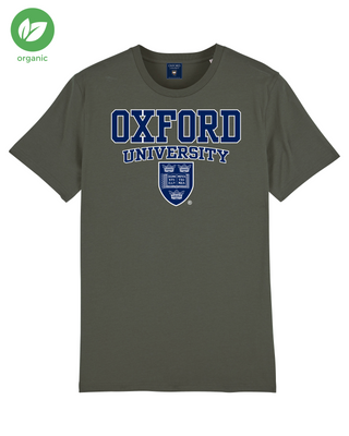 Organic Oxford University Havard with Crest Adult T-shirt