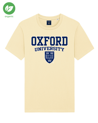 Organic Oxford University Havard with Crest Adult T-shirt