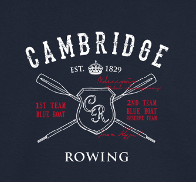 Cambridge Rowing Oars PRINT DESIGN