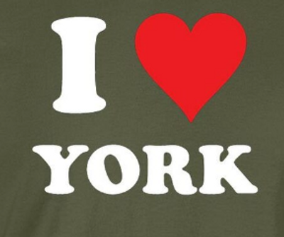 I Love York (White) PRINT DESIGN