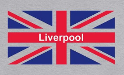 Union Jack with Liverpool PRINT DESIGN