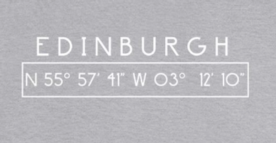 Edinburgh Coordinates PRINT DESIGN