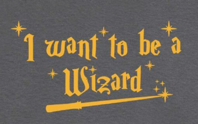 I Want To Be a Wizard (ADULTS) PRINT DESIGN