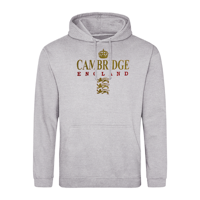 CAMBRIDGE England 3 LIONS printed hoodie