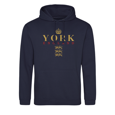 York England 3 golden lions Adult's Hoodie