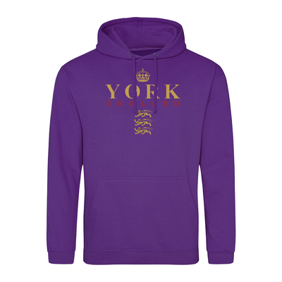 York England 3 golden lions Adult's Hoodie