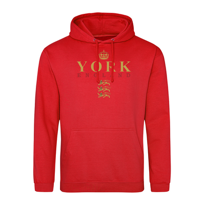 York England 3 golden lions Adult's Hoodie