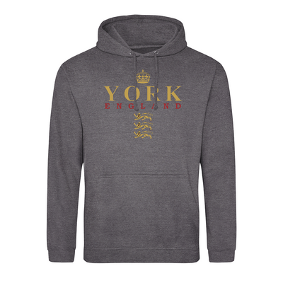 York England 3 golden lions Adult's Hoodie