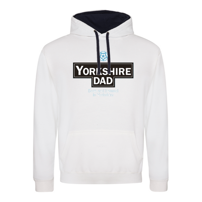 Yorkshire DAD born and brewed contrast hoodie