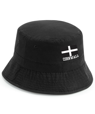 cornwall-BC84R Cornwall Flag Bucket Hat