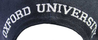 C9002E-NA/WH OU Oxford Uni Baseball Cap - Navy/White