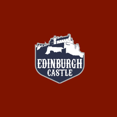 HP Edinburgh Castle Shield - Left Chest - Adult Hoodie