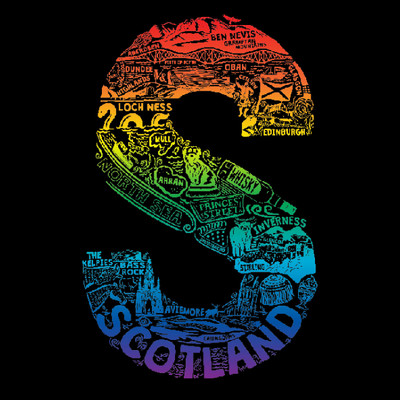 Rainbow Scotland Adult Hoodie