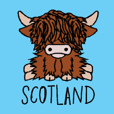 DP Shaggy Highland Cow Baby T-shirt