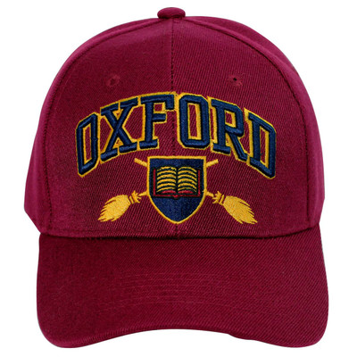 C9057E-BUR Oxford 3D Broomstick cap - Burgundy