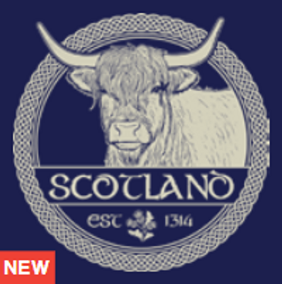 Highland Cow - Celtic Circle Adult t-shirt