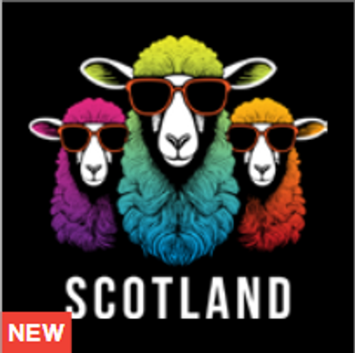 Multi-Coloured Sheep Adult Hood