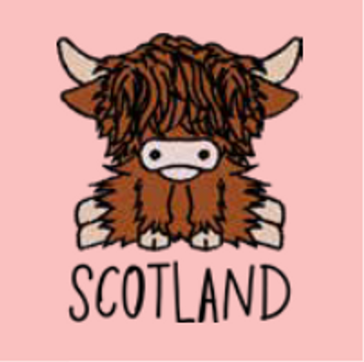 Shaggy Highland Cow Kids T-shirt