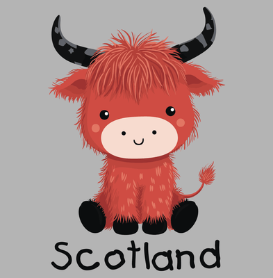Baby Highland Cow Adult Hood