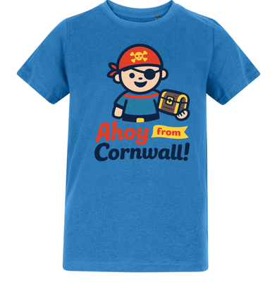 Ahoy From Cornwall Kids T-shirt