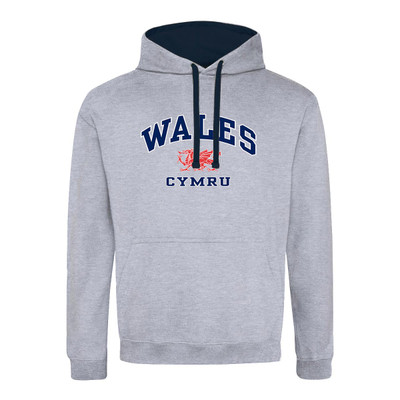 Wales Harvard Adult Contrast Hood