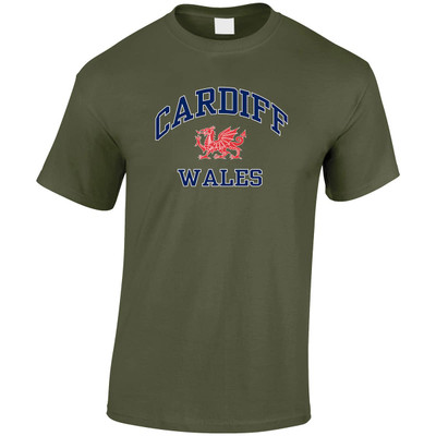 Cardiff Harvard with Dragon T-Shirt