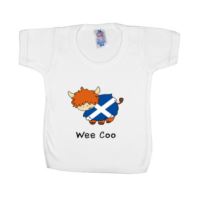 Saltire Heilan Coo Baby T-shirt