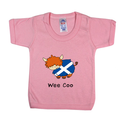 Saltire Heilan Coo Baby T-shirt