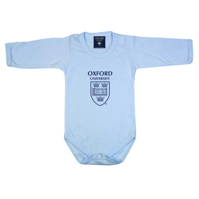 Oxford Crest Baby Long Sleeve Bodysuit