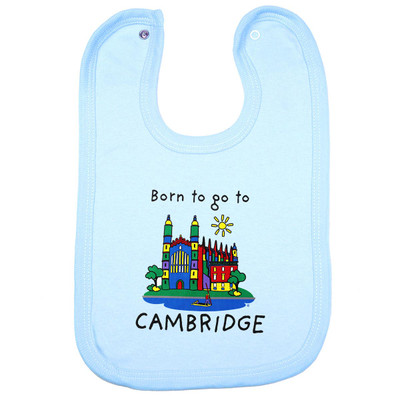 Born to go to Cambridge Baby Bib