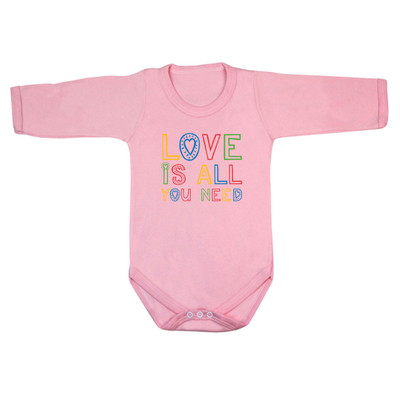 Love is all you need Baby Long Sleeve Bodysuit