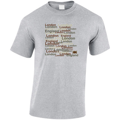 (DP)#London England Repeated T-Shirt