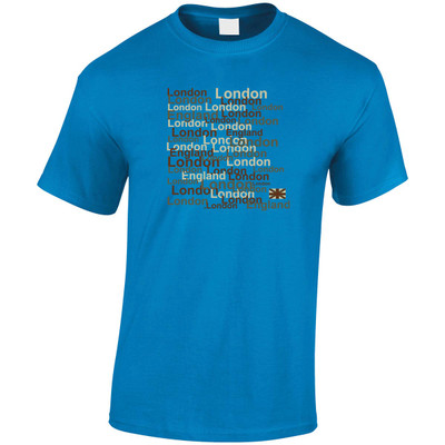 (DP)#London England Repeated T-Shirt