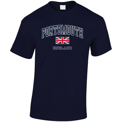 (HP)#Portsmouth Union Jack Harvard T-Shirt