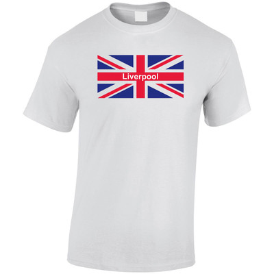 S1204T-GENT (DP)#Union Jack with Liverpool (RWB) T-Shirt