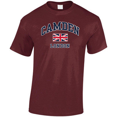 (HP)#Camden Union Jack Harvard T-Shirt